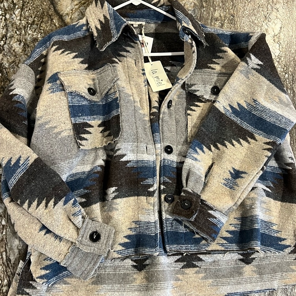 NWT Aztec Shacket